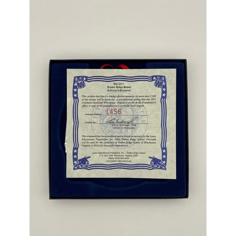 Mort Kunstler 2011 Mrs. Jackson Comes to Winchester #1456 Civil War Ornament